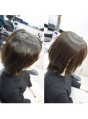 髪質改善縮毛矯正/ウルフボブ