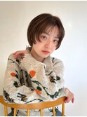 ボブショート/耳掛けショート/顔まわりレイヤー