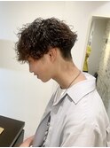 刈り上げマッシュ/ツイストスパイラルパーマ