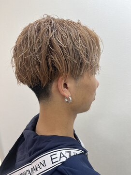 アールモンドヘア新世界 #ブリーチ#ミルクティーカラー