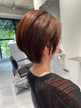 ヴォロ 佐賀(VoLo) 切りっぱなしボブ/美髪/ピンクブラウン[佐賀駅]