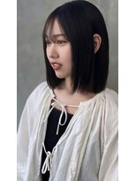 ゼストプラス(ZEST plus)&nbsp;【DAN】髪質改善ストレートでドライヤーで収まるサラツヤボブ♪