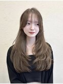 韓国風/レイヤー/小顔/髪質改善/ブリーチ