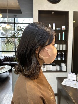 アールトゥーヘアー(art To Hair) 顔周りカット/ミディアム/おくれ毛