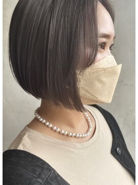 エマヘアープラス 下郡店(Emma Hair plus) 重めのショートボブ