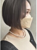 重めのショートボブ