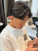 アイズ 海老名(AIZU) センターパート ニュアンスパーマ メンズカット メンズパーマ