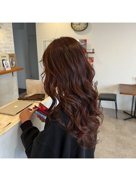 ルノン リー(LUNON:re) Redbrownカラー×longStyle