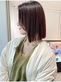 美髪カーキベージュくびレイヤーグレージュカラー_ba499921