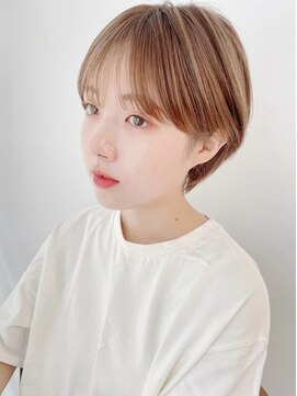 サンド ミュウ 横浜店(sand mieu) オリーブベージュ/髪質改善/ショート/ボブ/ハイトーン/前髪/横浜