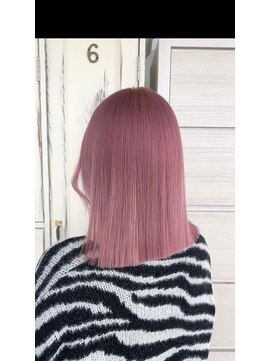 クラン ヘアーアンドスタジオ(CLAN hair & studio) ピンクカラー