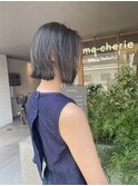 【切りっぱなしボブ】重めな質感がかわいい