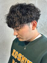 ニアウ 高崎店(Niau)&nbsp;波巻きスパイラルパーマメンズパーマメンズマッシュ群馬高崎眉毛