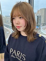 ビューナゴヤ 名駅(VIEW NAGOYA)&nbsp;黒髪/ボブルフ/小顔/外ハネ/レイヤーカット/くびレイヤー