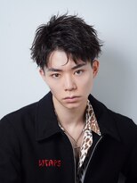 アルファ 新宿(alpha)&nbsp;サーフカール/ 刈り上げセンターパート/ブルーブラック[新宿駅]