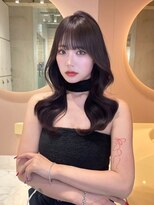 グロー オオミヤ アネックス 大宮(GLROW OMIYA ANNEX)&nbsp;ウェーブミディアム×ブリーチなし髪質改善レイヤーカット[大宮]