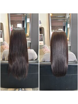 ジェリカ(Jlica) 【艶感】髪質改善トリートメント×寒色ブラウン