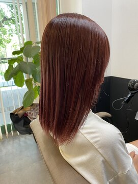 テーラヘアー 四街道店(TELA HAIR) 艶々ピンク