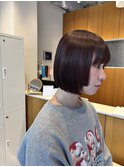切りっぱなしボブ