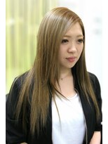 ヘアースタジオ ジェイワン(hair studio J ONE)&nbsp;20代30代40代50代　ブリーチオン　スモキーメッシュカラー