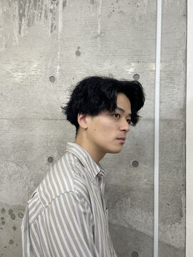 メルシー トータル ブランディング サロン(merci TOTAL BRANDING SALON) メンズ アップバング×ツイストスパイラルパーマ