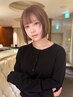 【山田蓮限定】ボブレイヤーカット＋透明感酵素カラー＋カシミヤTR(ライト)