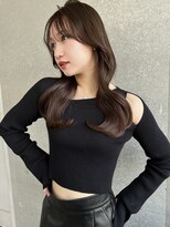 レーヴバイロンド 仙台(Reve by Lond)&nbsp;レイヤーカットフェイスフレーミング暗めカラー髪質改善仙台