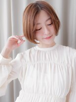 カバーヘア ブリス 川口(COVER HAIR bliss)&nbsp;リタッチカラー大人美人小顔かきあげショートボブZ川口30代40代
