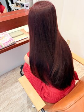 マーリャヘアー(mallia hair) レイヤースタイルレイヤーカットロングレイヤー小顔スタイル