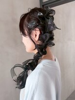 アルバム 銀座(ALBUM GINZA)&nbsp;ロングおくれ毛前髪カット韓国ヘア_ba579032