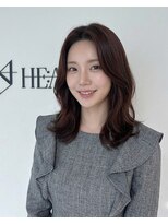 ハーツオオサカ(HE:ARTS OSAKA)&nbsp;ナチュラルくびれスタイル 前髪なしでつくる韓国ヘア【梅田】