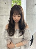柔らかさのある大人ロングレイヤー