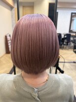 アールヘア(ar hair)&nbsp;「艶感ピンクラベンダー×ショートボブ