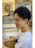 八戸メンズパーマ30代40代50代スパイラルパーマ