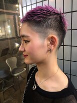 ミモザワークス ヘアアレンジ&nbsp;ミヤザキスタイル　ベイビーピンクバズカット