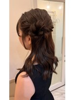 ヘアアレンジメント ボガスティーズ 溝の口店(Hair arrangement Vogusty's)&nbsp;くるみちゃんヘア/ハーフアップ/イベント/参列/おでかけ