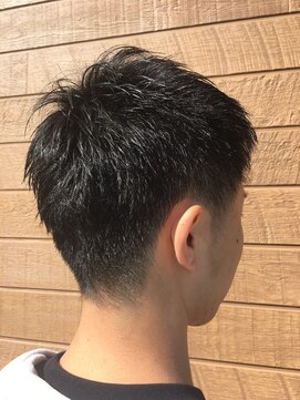 アブニール 柏たなか店(AVENIR) メンズ黒髪ベリーショート