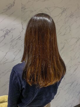 パティオン(PATIONN) ハイライトでカバーリングの明るめグレーカラースタイル☆