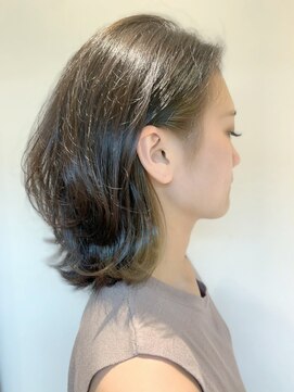 オーシャン(Ocean) [OCEAN Hair&Life藤原純]大人のポイントカラー×くすみカラー☆