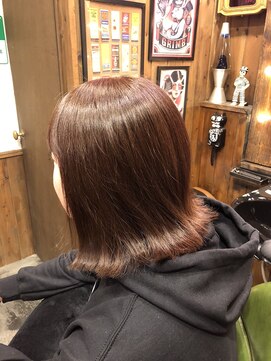 ヘアーデザイン スワロー(hair design Swallow) 外ハネ ボブ