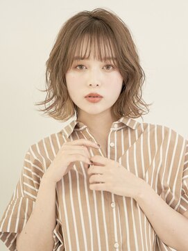 エンタク 新宿三丁目店(enntaku) マロンベージュ/Aライン/かきあげ/くすみカラー[新宿三丁目]