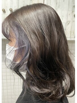 エチュード バイオレットグレージュカラー