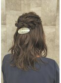ヘアセット/セット/ヘアアレンジ/編み込み/成人式/結婚式/2次会
