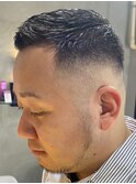 スキンフェード/アップバング◎富士吉田