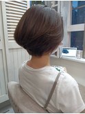 大人女子オススメショートボブ×シナモンベージュ☆