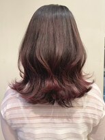 アニュー ヘア アンド ケア(a New hair&care)&nbsp;20代30代40代チェリーピンク透明感レイヤーグラデーションカラー