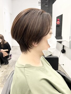 ココ 本八幡(KOKO) #ハッシュカット#グレージュ#デザインカラー#ツートンカラー黒髪