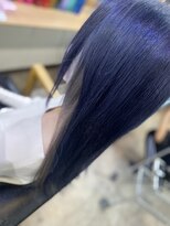 ラビス クローバー(Lovis clover) シルバー ネイビー ボブウルフ 韓国ヘア