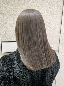 マイル 渋谷(mile) グレージュカラー/髪質改善/こなれハイトーン[渋谷駅]