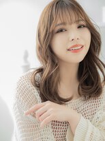 モッズヘア 上尾西口店(mod's hair) シースルーバング韓国風波巻きレイヤーロングa上尾20代30代40代